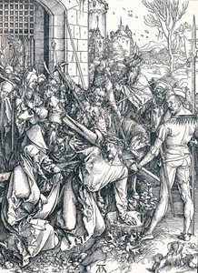 Cristo carregando a cruz, 1498 1906. de Albrecht Dürer