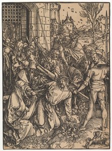 Cristo carregando a cruz, de The Large Passion, ca. 1498 de Albrecht Dürer