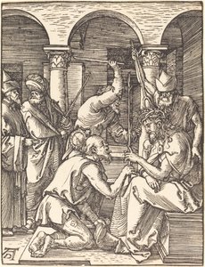 Cristo coroado de espinhos de Albrecht Dürer