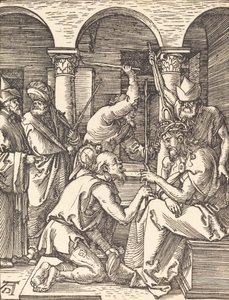 Cristo coroado de espinhos, provavelmente c. 15091510. de Albrecht Dürer