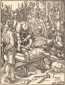 Cristo pregado na cruz de Albrecht Dürer