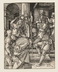 Cristo levado perante o Sumo Sacerdote de Albrecht Dürer