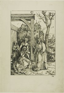 Cristo se despedindo de sua mãe, de A Vida da Virgem de Albrecht Dürer