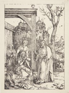 Cristo se despedindo de sua mãe de Albrecht Dürer