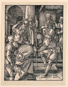 Cristo diante de Anás, da série A Pequena Paixão de Albrecht Dürer