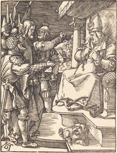 Cristo diante de Caifás de Albrecht Dürer