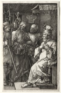 Cristo diante de Caifás de Albrecht Dürer