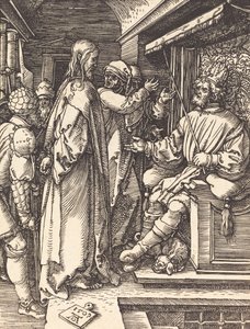 Cristo diante de Herodes, 1509. de Albrecht Dürer