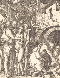 Cristo no Limbo, provavelmente c. 15091510. de Albrecht Dürer