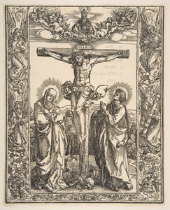 Cristo na Cruz entre a Virgem e São João, 1516. de Albrecht Dürer