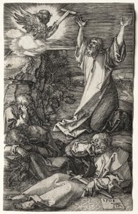 Cristo no Monte das Oliveiras de Albrecht Dürer