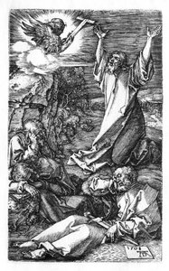 Cristo no Monte das Oliveiras de Albrecht Dürer