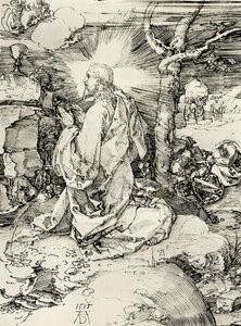 Cristo no Monte das Oliveiras de Albrecht Dürer