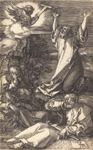Cristo no Monte das Oliveiras, 1508. de Albrecht Dürer