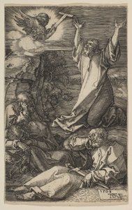 Cristo no Monte das Oliveiras, de The Passion, 1508. de Albrecht Dürer