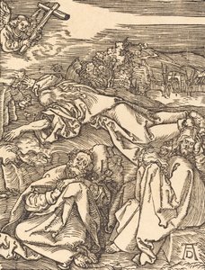 Cristo no Monte das Oliveiras, provavelmente c. 15091510. de Albrecht Dürer