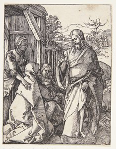 Cristo despedindo-se de sua mãe de Albrecht Dürer