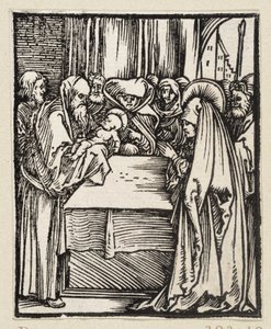 A Apresentação de Cristo no Templo (43 temas religiosos) de Albrecht Dürer