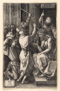 A coroação de espinhos de Cristo (Paixão gravada) de Albrecht Dürer
