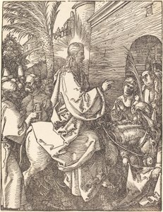 A entrada de Cristo em Jerusalém de Albrecht Dürer