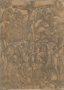 Cristo na Cruz, folha 8 da série «A Grande Paixão» de Albrecht Dürer