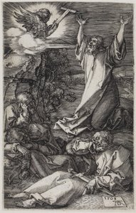 Cristo no Monte das Oliveiras de Albrecht Dürer