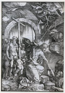 Cristo no limbo, folha 11 da série «A Grande Paixão» de Albrecht Dürer