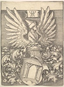 Brasão de Albrecht Dürer, 1523. de Albrecht Dürer