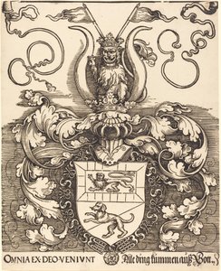 Brasão de armas de Lorenz Staiber de Albrecht Dürer