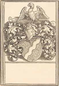 Brasão de Michael Behaim, provavelmente c. 1520. de Albrecht Dürer