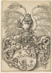Brasão de Wilhelm e Wolfgang Rogendorf de Albrecht Dürer