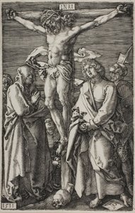 Crucificação, de A Paixão Gravada de Albrecht Dürer