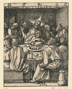 A Última Ceia (Pequena Paixão) de Albrecht Dürer