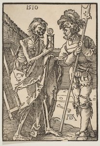 Morte e o Lansquenet.nd de Albrecht Dürer
