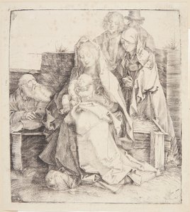 A Sagrada Família, seis pessoas de Albrecht Dürer