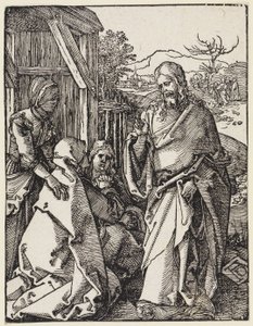 A despedida de Cristo da sua mãe