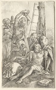 Descida da Cruz, 1501. de Albrecht Dürer
