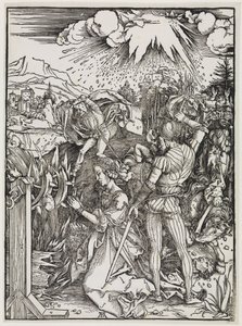 A decapitação de Santa Catarina de Albrecht Dürer