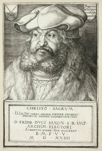 Eleitor Frederico, o Sábio da Saxônia de Albrecht Dürer