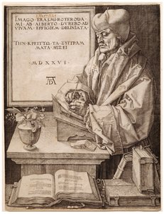 Erasmo de Roterdão de Albrecht Dürer