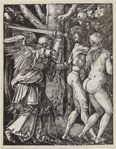A expulsão do Paraíso de Albrecht Dürer