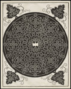 Quinto nó, com um escudo branco com seis pontos no centro, c.1506 de Albrecht Dürer
