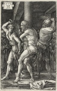 Flagelação, de A Paixão Gravada de Albrecht Dürer