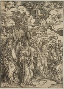 Quatro Anjos Mantendo os Ventos de Albrecht Dürer