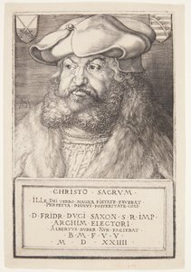 Frederico, o Sábio, Eleitor da Saxônia de Albrecht Dürer