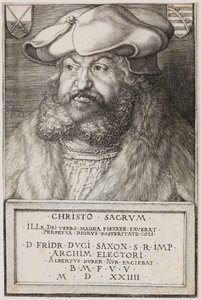 Frederico, o Sábio, eleitor da Saxónia de Albrecht Dürer