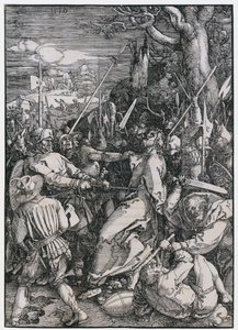 A Prisão de Cristo, folha 4 da série «A Grande Paixão» de Albrecht Dürer