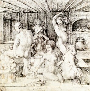 Alemão: Frauenbad O banho das mulheres de Albrecht Dürer