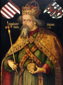 Alemão: Kaiser Sigismund Imperador Sigismund (1368-1437) de Albrecht Dürer