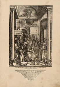 Glorificação da Virgem, de A Vida da Virgem de Albrecht Dürer